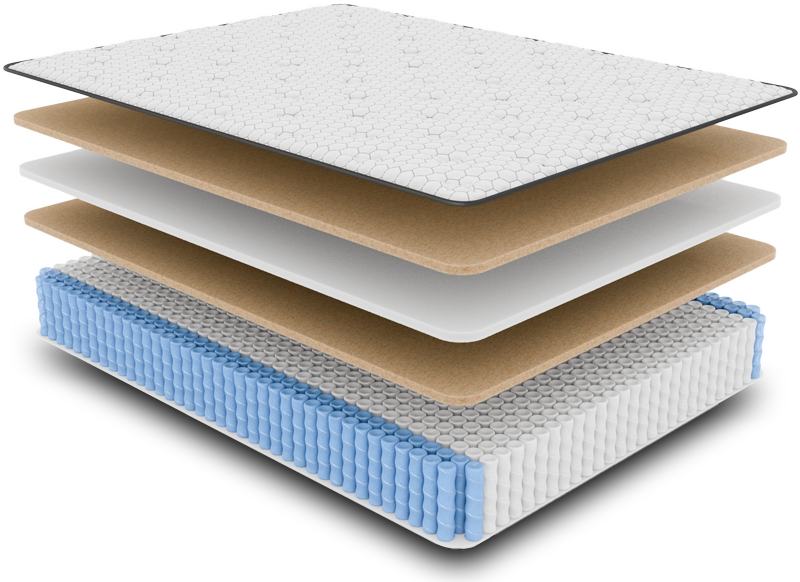 cooling green tea gel memory foam twin mattress